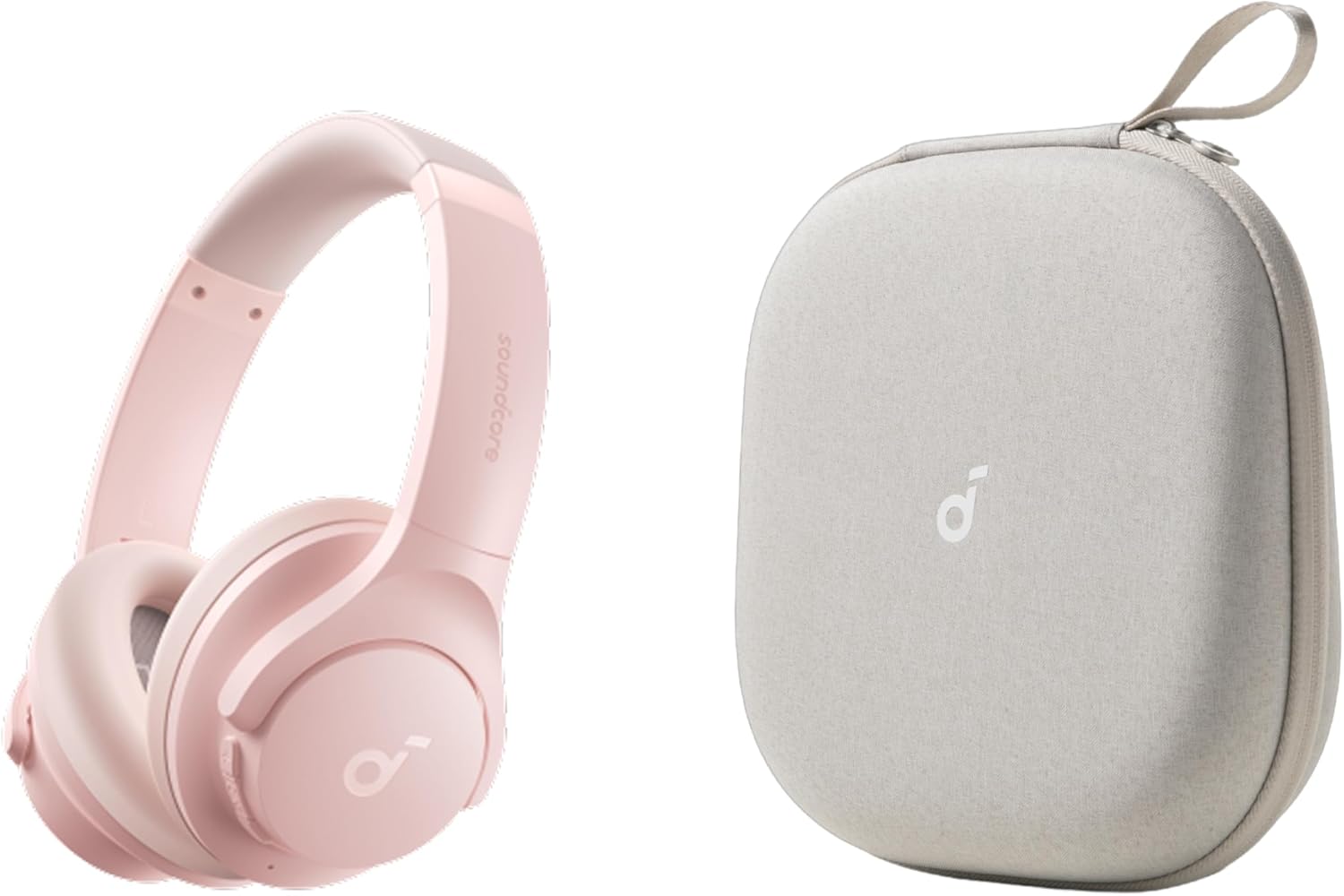 Soundcore by Anker Q20i Hybrid Active Noise Cancelling Headphones, with Headphones Case, Wireless Over-Ear Bluetooth, 40H Long ANC Playtime, Hi-Res Audio, Big Bass, Customize via an App