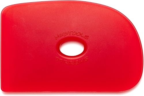 Mudtools Polymer Rib Red Size 2 Very Soft - Cerámica, Cerámica y Arcilla - R2