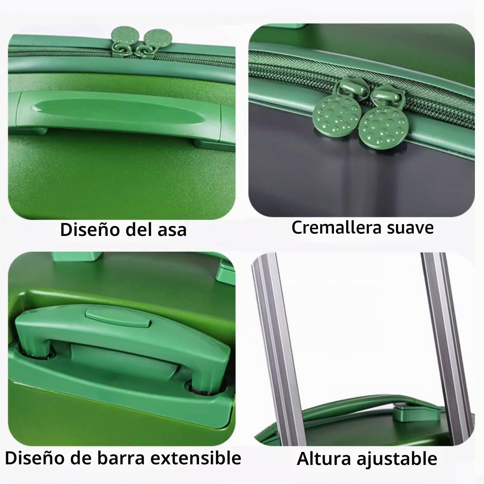 Maleta Portátil con Ruedas Cápsula Espacial Transpirable Maleta para Gatos Gran Capacidad, Mochila para Gatos Transparente (Color : Green Transparent)