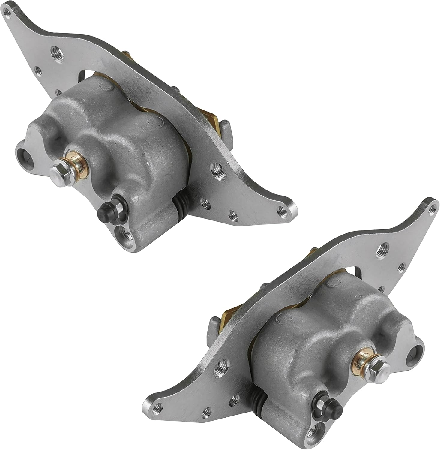 Caltric Front Right and Left Brake Caliper with Pads Compatible with Polaris RZR 1000 2016-2021