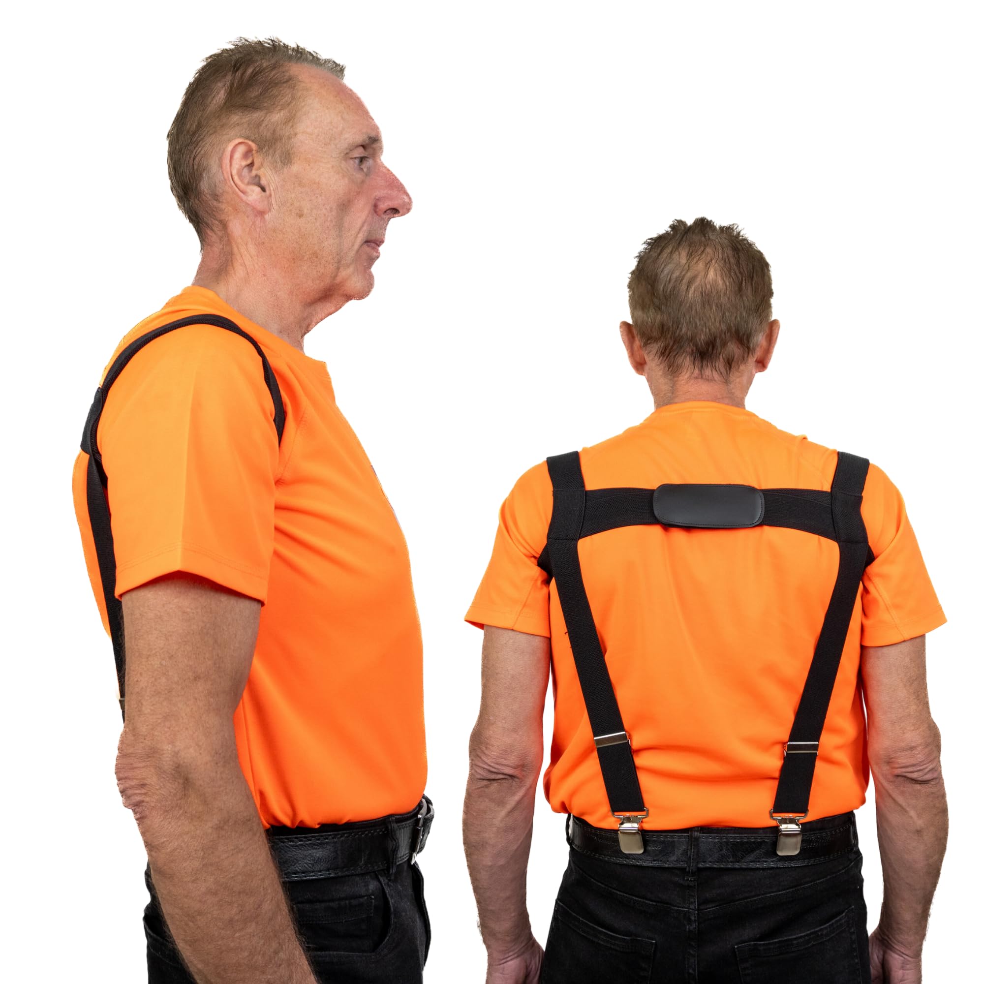 Forest Master Posture Corrector - Posture Reinforcement Support Brace for Men & Women - Designed for Upper Body Alignment - Posture Improvement and Supportive Correction with Discreet Design (Black)