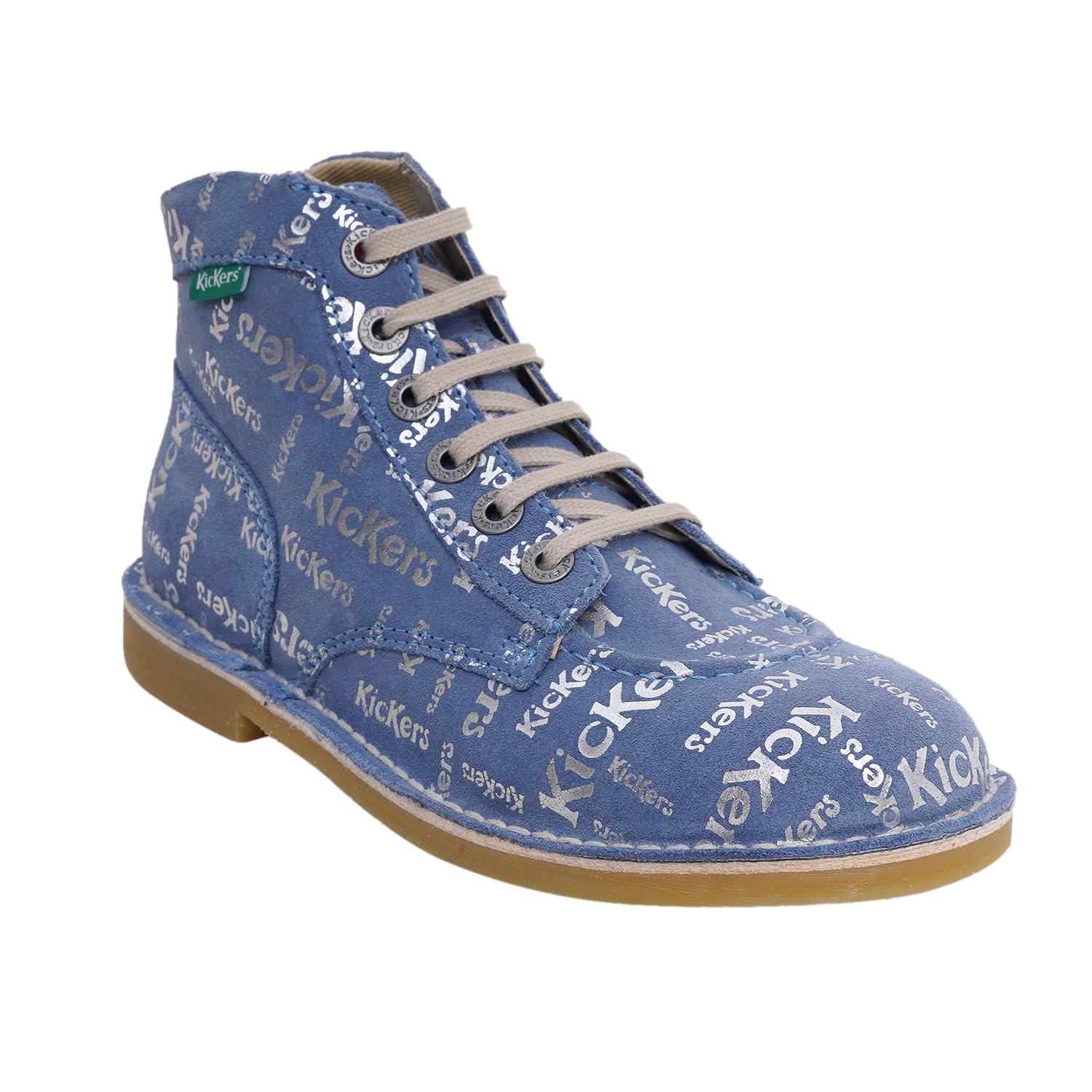 Women KICK LEGEND Genuine Leather Blue Casual Boot-image-16