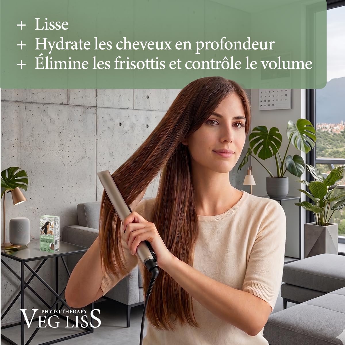 VEGLISS Kit Lissage Brésilien Maison à la Kératine Végétale - Shampooing 30ml +Traitement 120ml - Formule Vegan - Anti Frisottis Jusqu’à 12 Semaines - Hydrate et Contrôle le Volume (Paquet de 2)