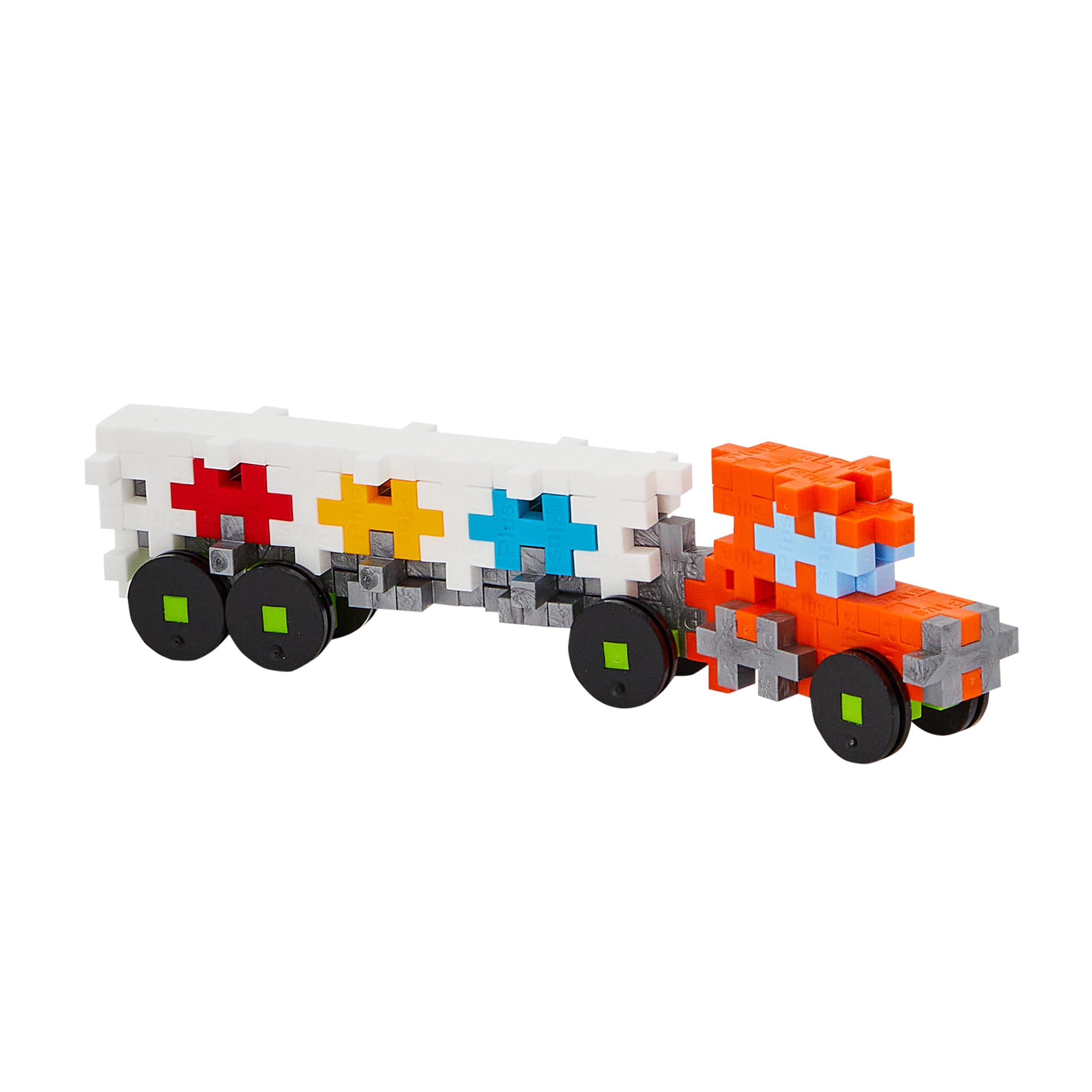 PLUS PLUS Building Blocks Toy, Kids Truck Toy, Creative Construction Learning Resources and STEM Play for Home and Travel - Image 2