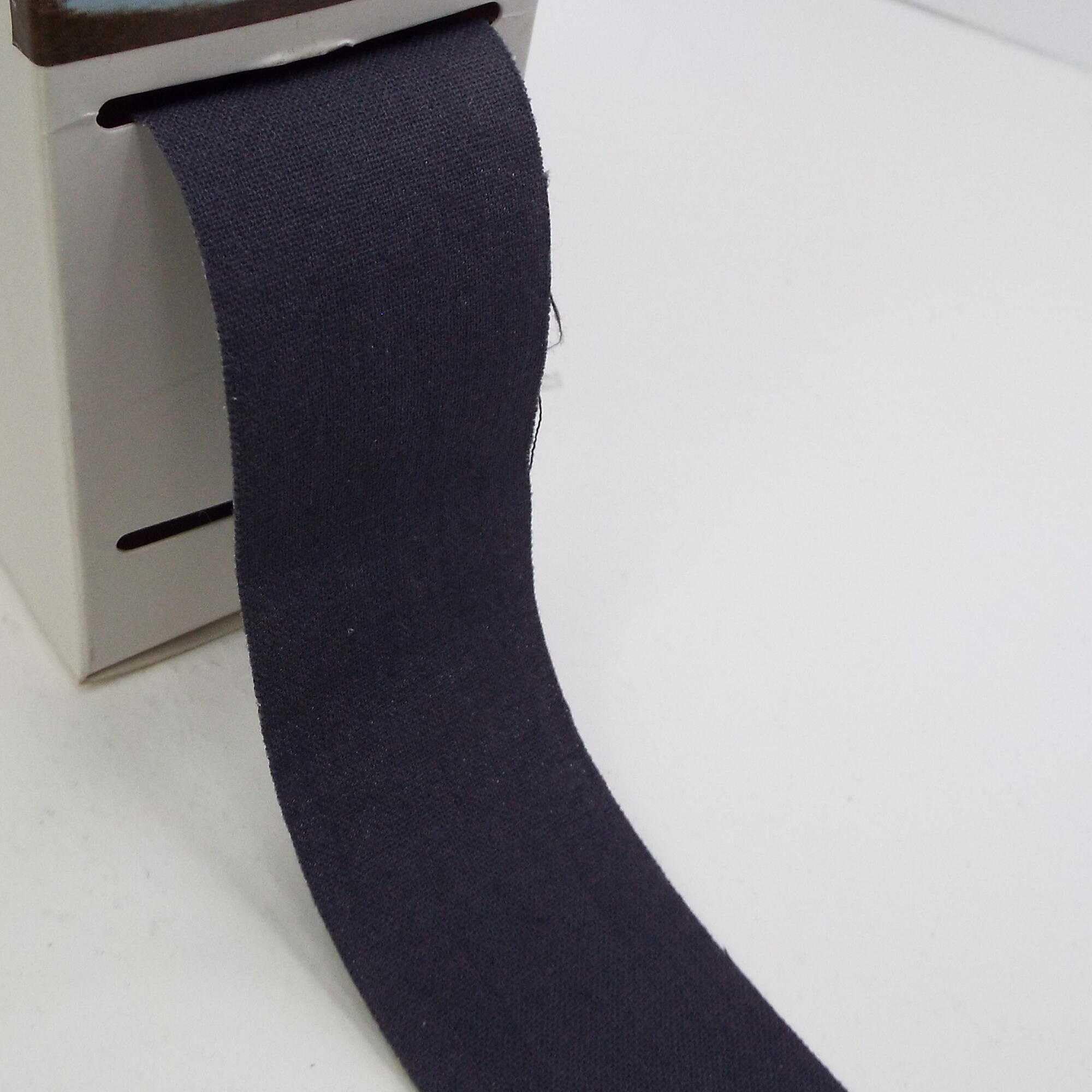 Iron On Fabric Cotton Tape 35mm 956D, 019 Dark Grey, 4 Metres