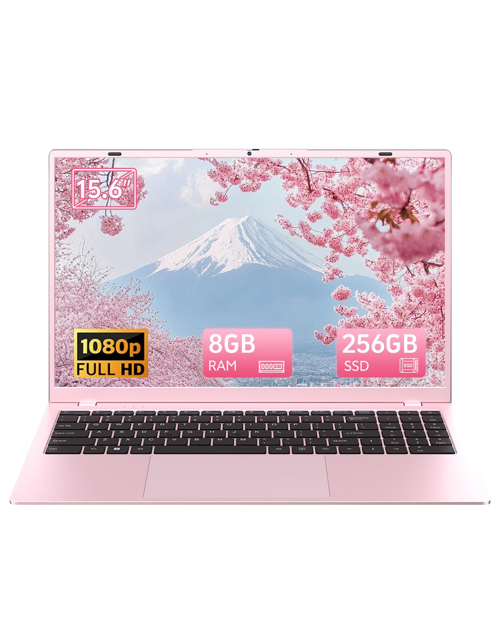 Amazon.com: RNRUO 2026 Pink Laptop, Pentium Gold 6500Y Processor