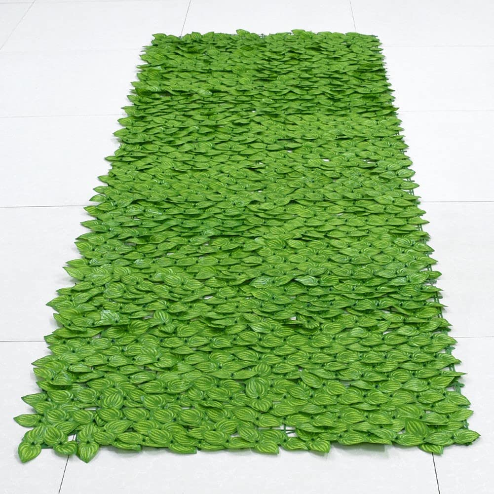 Hojas de Artificial para Jardín Seto Artificial Valla de setos artificiales y pared de hoja de vid de hiedra falsa para valla de privacidad, pantalla de pared, jardín, patio, patio, exterior, decora