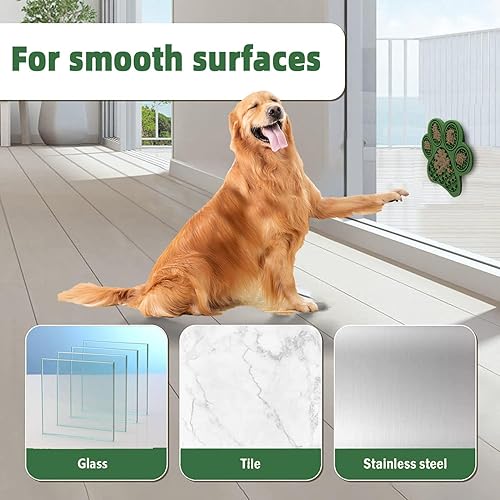 Miniatura 5 de Alfombrilla de lamer para perros y gatos, almohadilla prémium para lamer con ventosas, alfombrilla de alimentación lenta para perros para baño, aseo