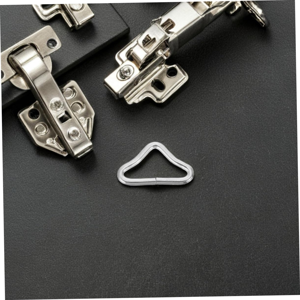 Toyvian 70piezas Hebilla De Resorte para Trampolín Anillos De Conexión Triangulares para Reparación De Cama Elástica Accesorios De Repuesto para Superficie De Colchoneta Salto