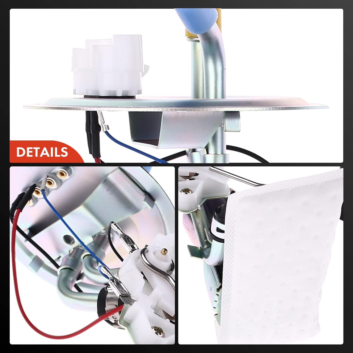 A-Premium Electric Fuel Pump Assembly with Sending Unit Compatible with Ford Aerostar 1986 1987 1988 1989, 2.3L 3.0L, Gas, RWD, Replace# E69Z9H307G, E89Z9H307BA