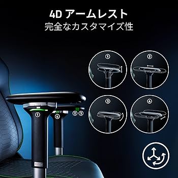 Amazon.co.jp: Razer レイザー Iskur V2 Fabric ゲーミング