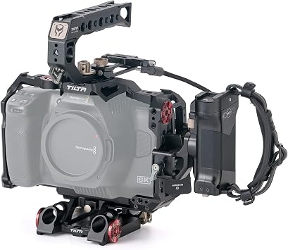 Tilta Camera Cage for BMPCC 6K Pro/G2 | Protective Gear | Mount Accessories | Compatible with Blackmagic Design Pocket Cinema Camera 6K Pro Black, Advanced Kit