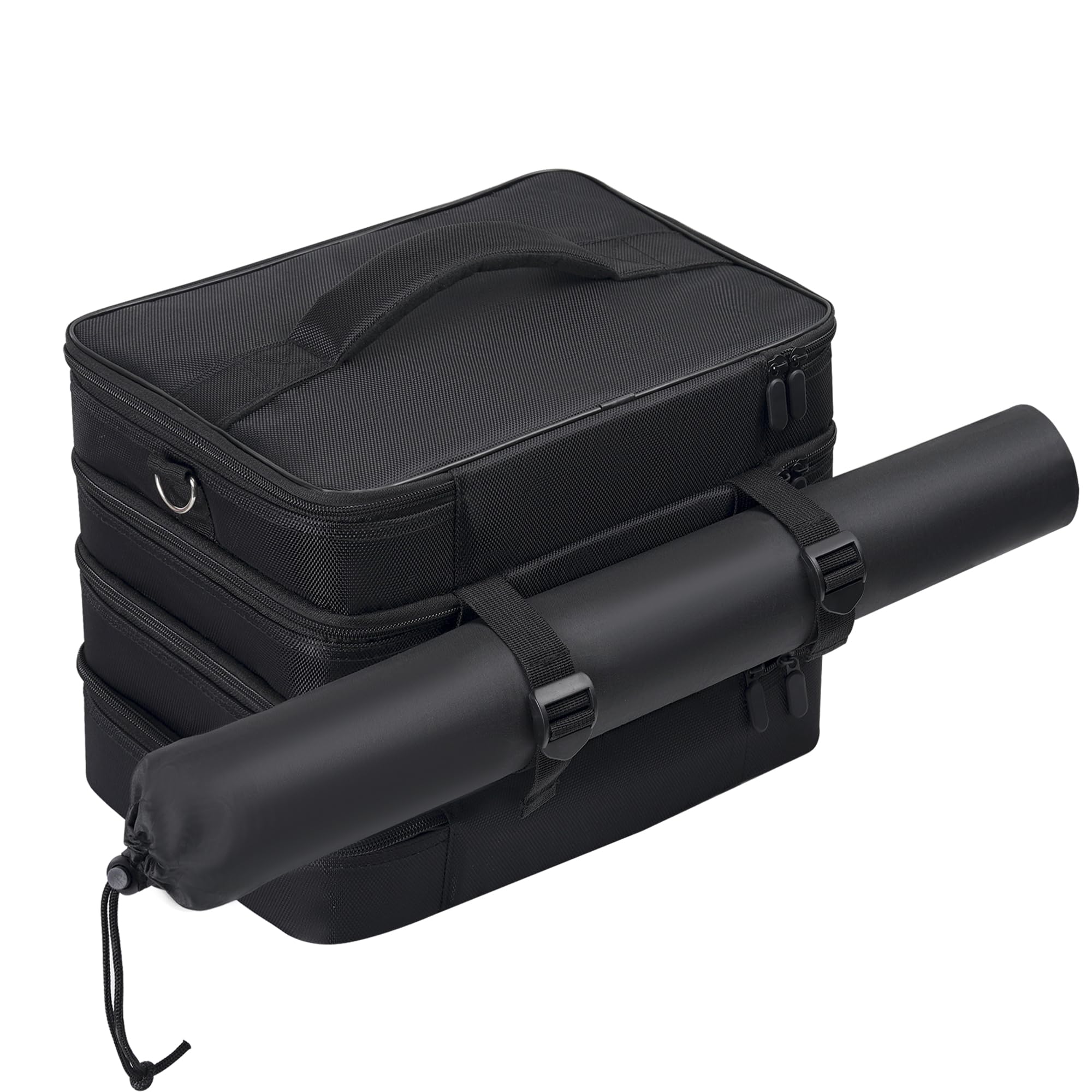 Brappo Travel Bag compatible DND Miniatures, DND Dice, Maps, DM's Guide, and Player's Handbook, For RPG, MTG Tabletop Game Collections(Case Only) (