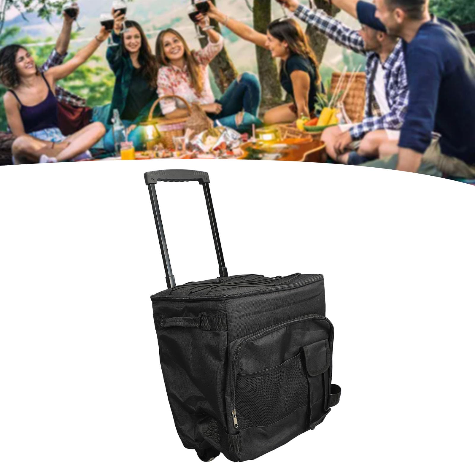 Borsa Della Spesa Pieghevole 43L | Impermeabile E Termica | Per Shopping E Picnic - Foto 9