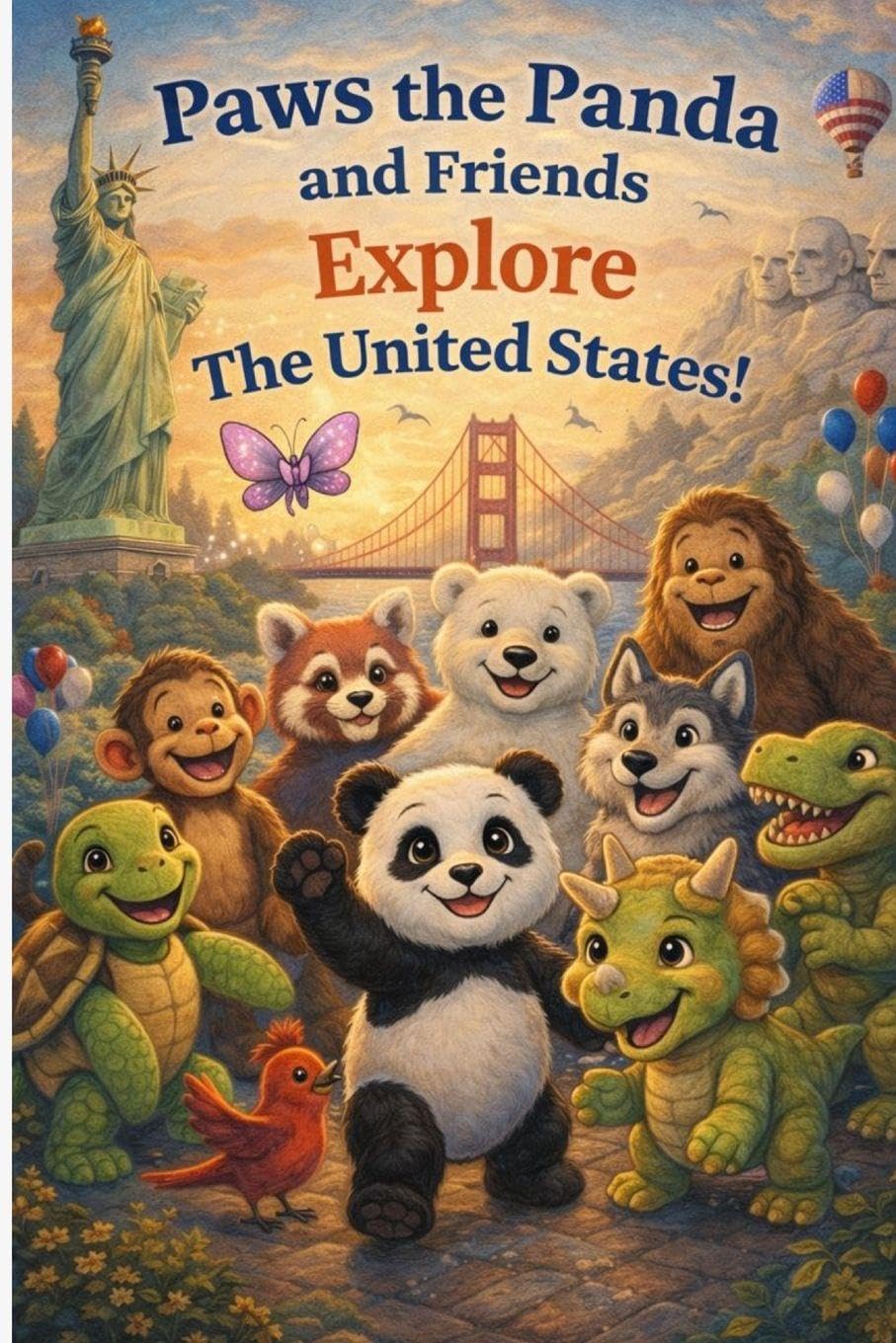 Paws the Panda and Friends Explore The United States