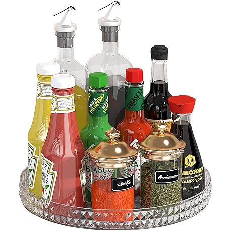 Bukfen Rotating Makeup Organizer for Vanity: Your Cosmetic Sanctuary