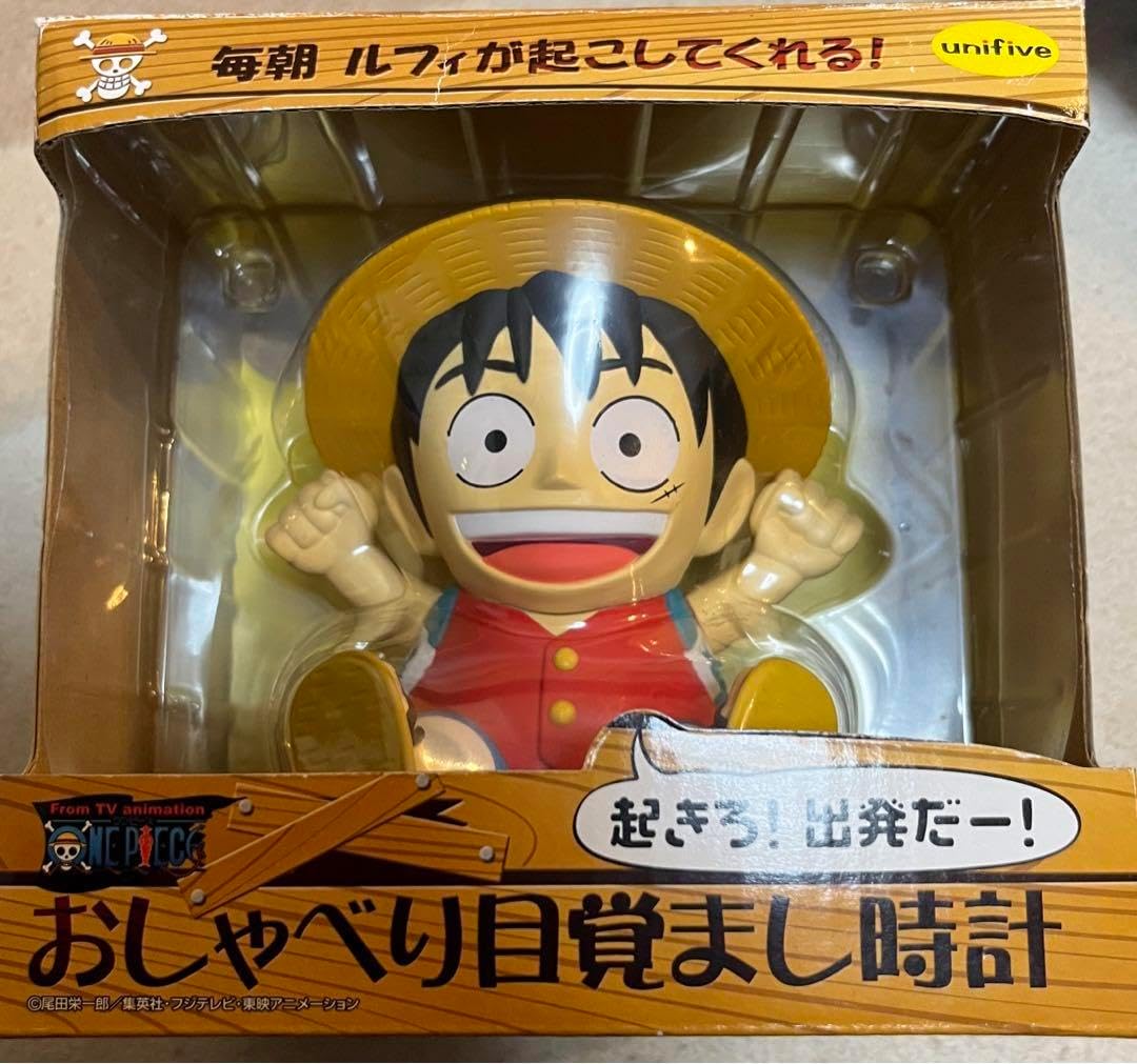 ルフィ目覚まし時計 目覚まし時計 ONE PIECE (ワンピース) 麦わらの