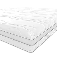 Amazon Basics Materasso Matrimoniale memory foam a 7 zone, Medio