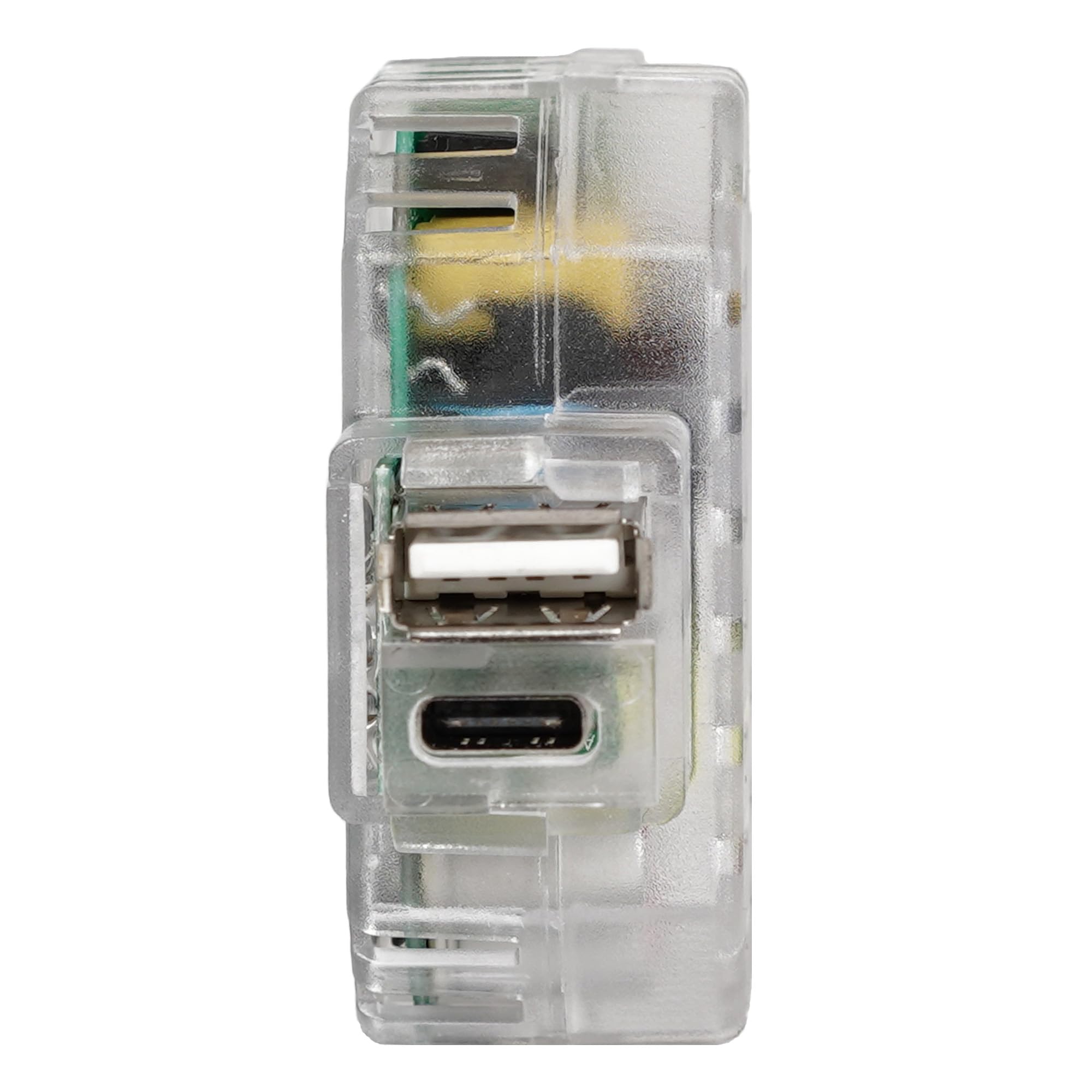 FANTON 82893-36 kit alimentatore USB A+C 2,4A attacco keystone da incasso completo di adattatore combatibile con placche e supporti BTICINO LIVING LIGHT