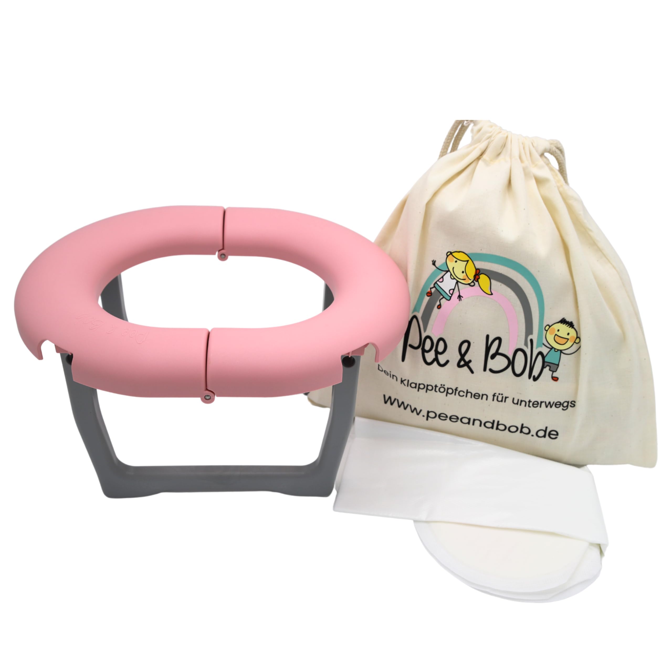 Prince Lionheart Pottypod SQUISH – Weiches Töpfchen Mit Rutschfester Basis, In Rose