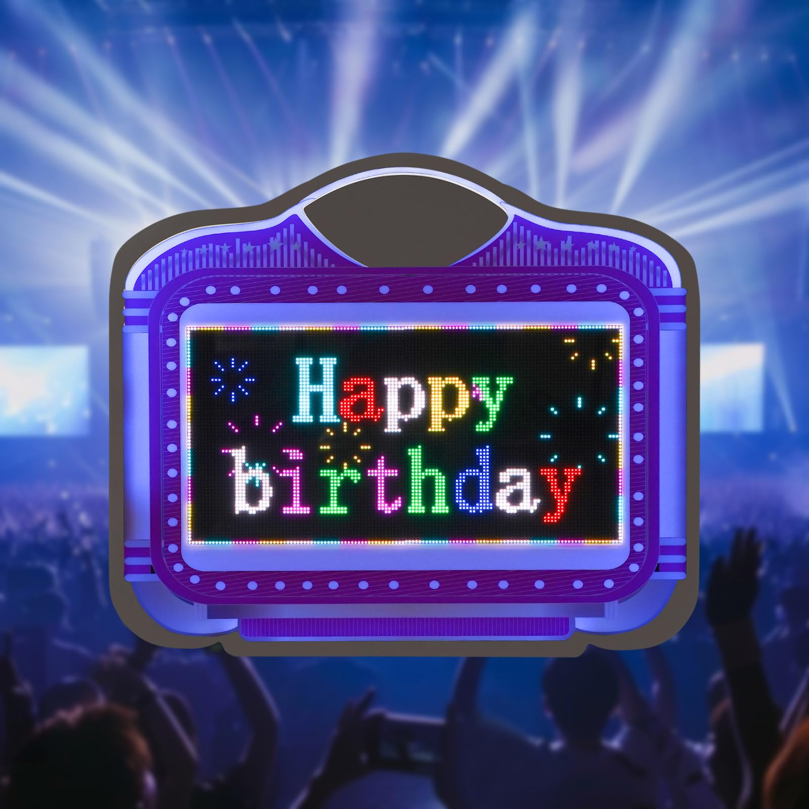 Señal LED de barra: presentación de cartas programable con aplicación para bodas, fiestas de cumpleaños, club y servicio VIP, carga con cable