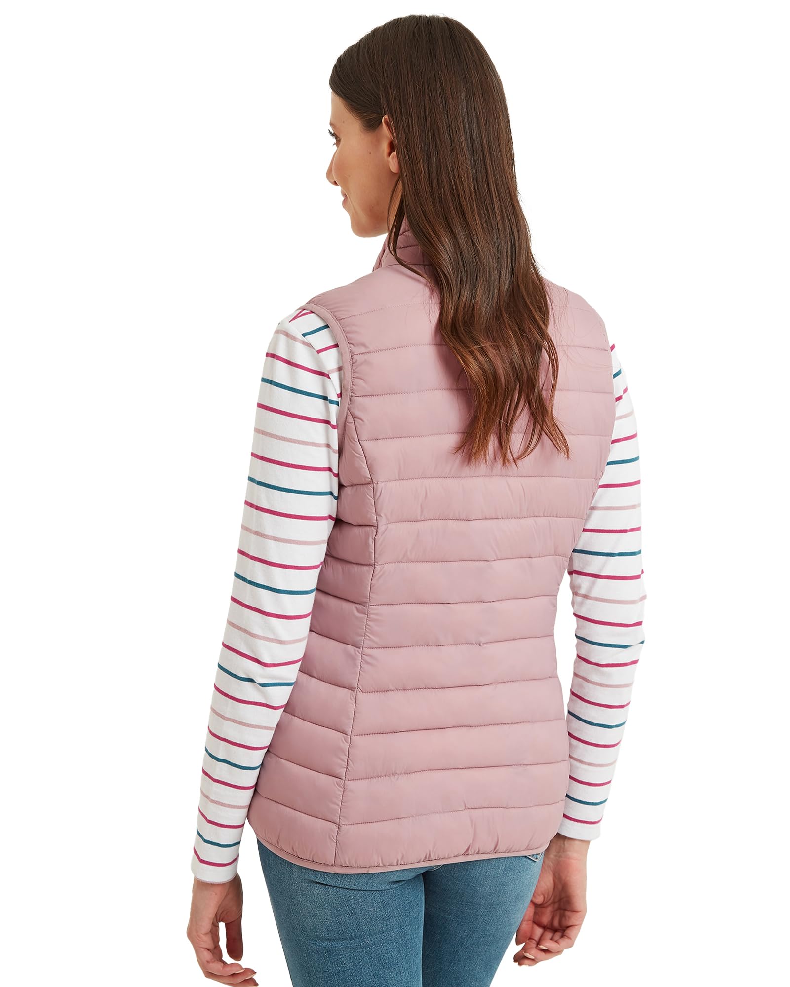 TOG24 Damen Weste Steppweste Leicht Übergangsweste Ärmellos Laufweste Warme Daunenweste Pufferjacke Bodywarmer Outdoor Sportweste für Wandern Radfahren