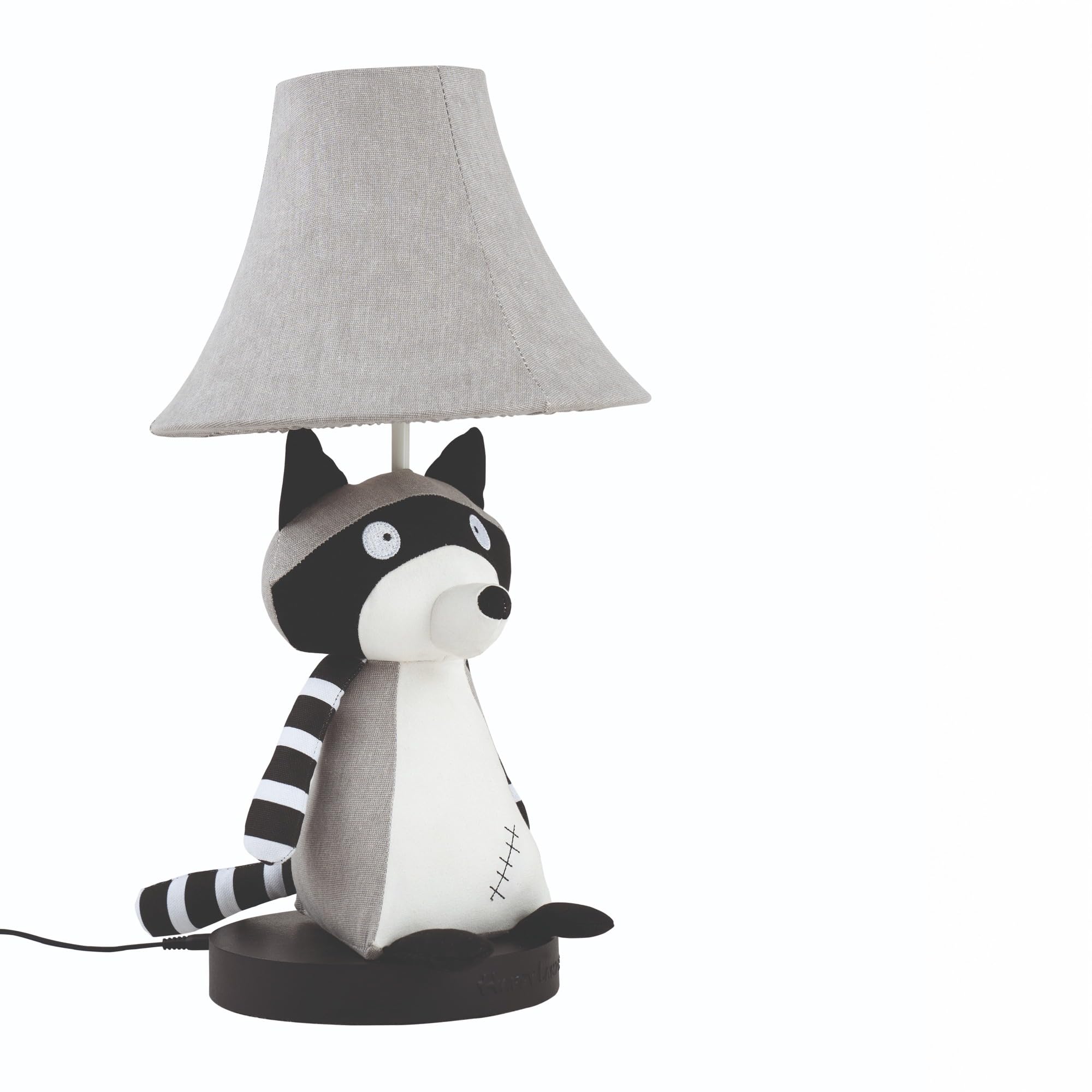 Happy Lamps for smiling eyes Ben Tischleuchte, Waschbärlampe, 47 cm hoch, Dekoleuchte, Handarbeit, super sicher, hochwertige Tischlampe, top Qualität, inkl. LED & Standfuß