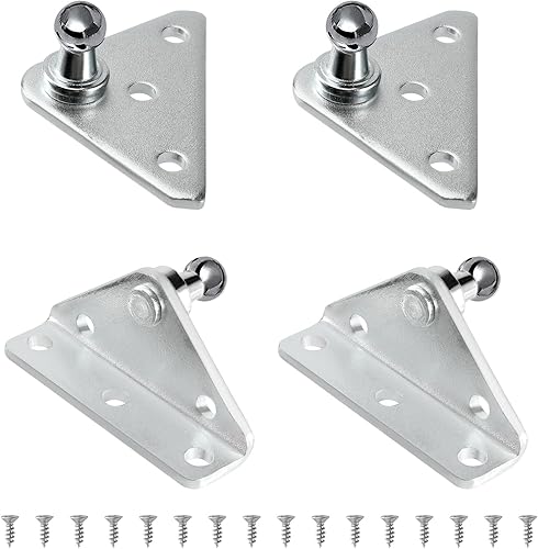 Miniatura 8 de Soporte de montaje de puntales de gas de 0.394 pulgadas para soportes de elevación de choque de gas, resortes de elevación de gas de acero, soporte