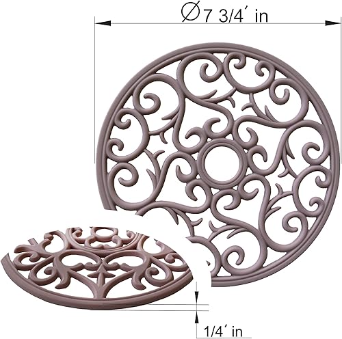 Miniatura 2 de Juego de 3 salvamanteles de silicona resistentes al calor, almohadillas calientes, flexibles, duraderos, antideslizantes, para ollas y platos