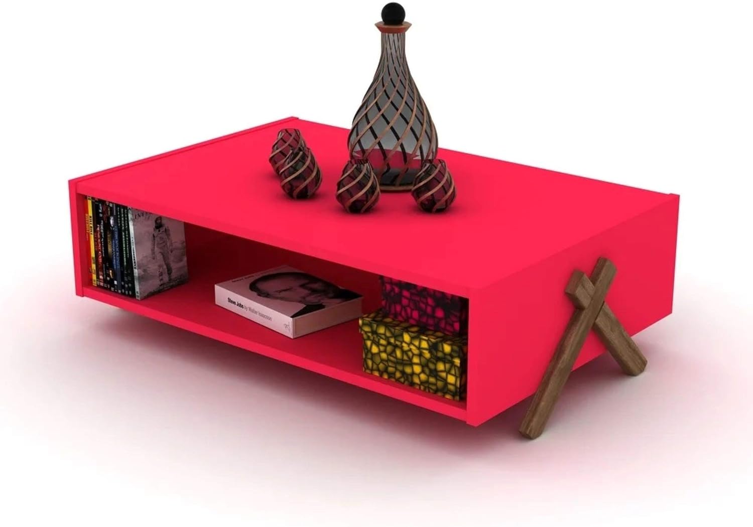 Coffee Tables for Living Room, HONORWARES 35.4 Inch Bright