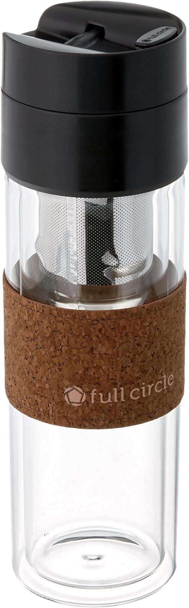 Full Circle Brumi Pour Over Hot and Cold Brew Bottle - Black