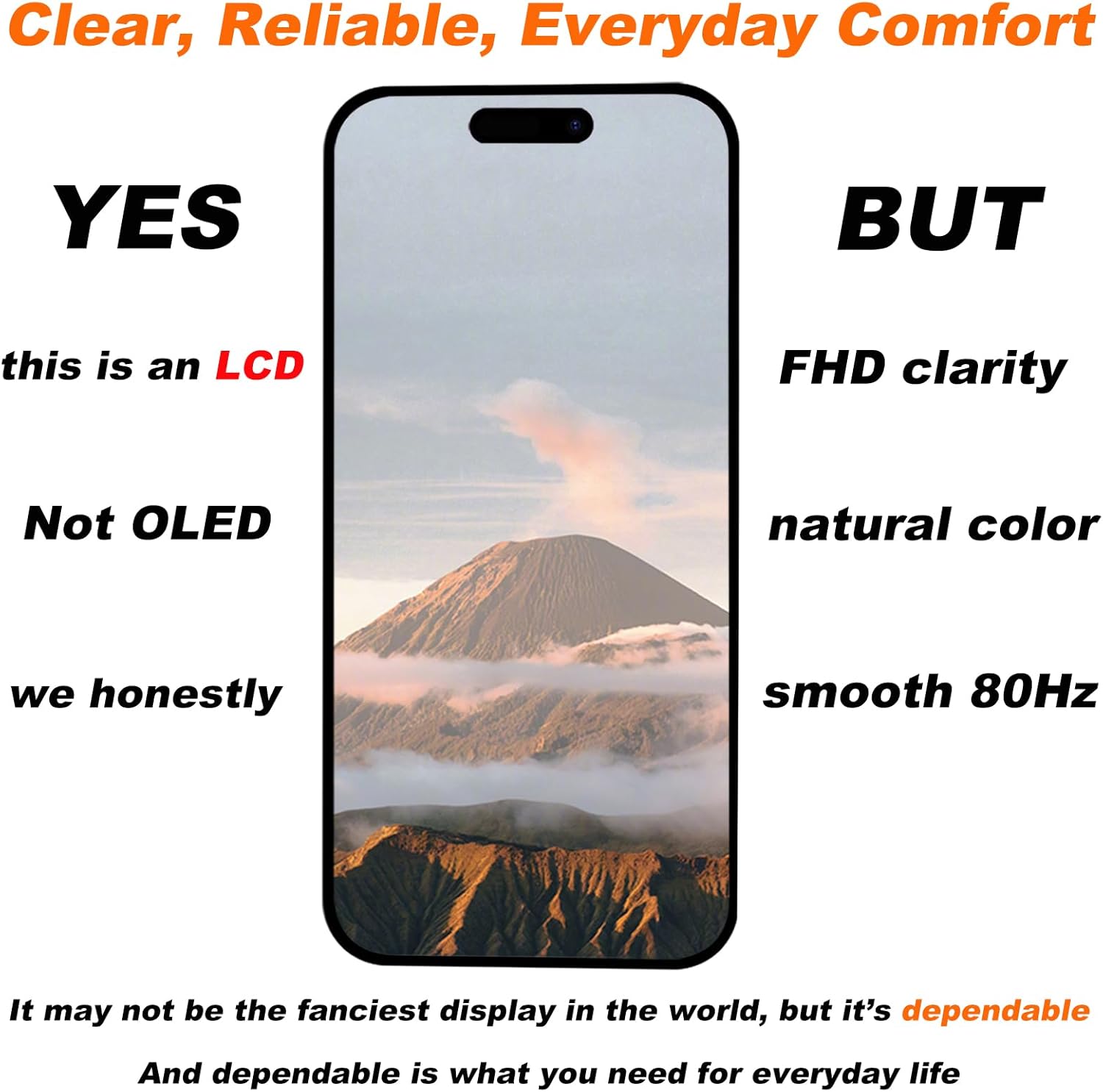 DIGI4U LCD for iPhone 16 Screen Replacement, 6.1''[3D Touch][Small Notch] Screen for iPhone 16 Display Digitizer Assembly, with Repair Tools for iPhone 16 LCD