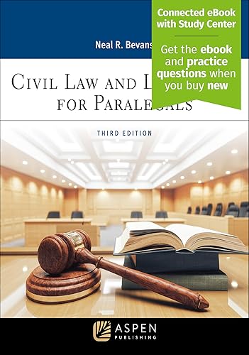 Civil Law and Litigation for Paralegals (Aspen College Series)