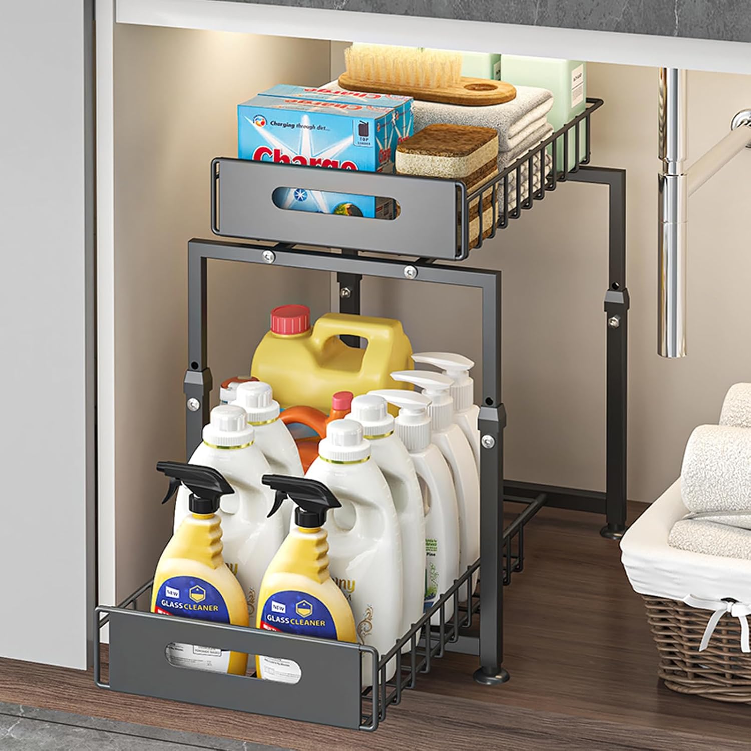 YunNasi szekrény szervező telepítési részletek