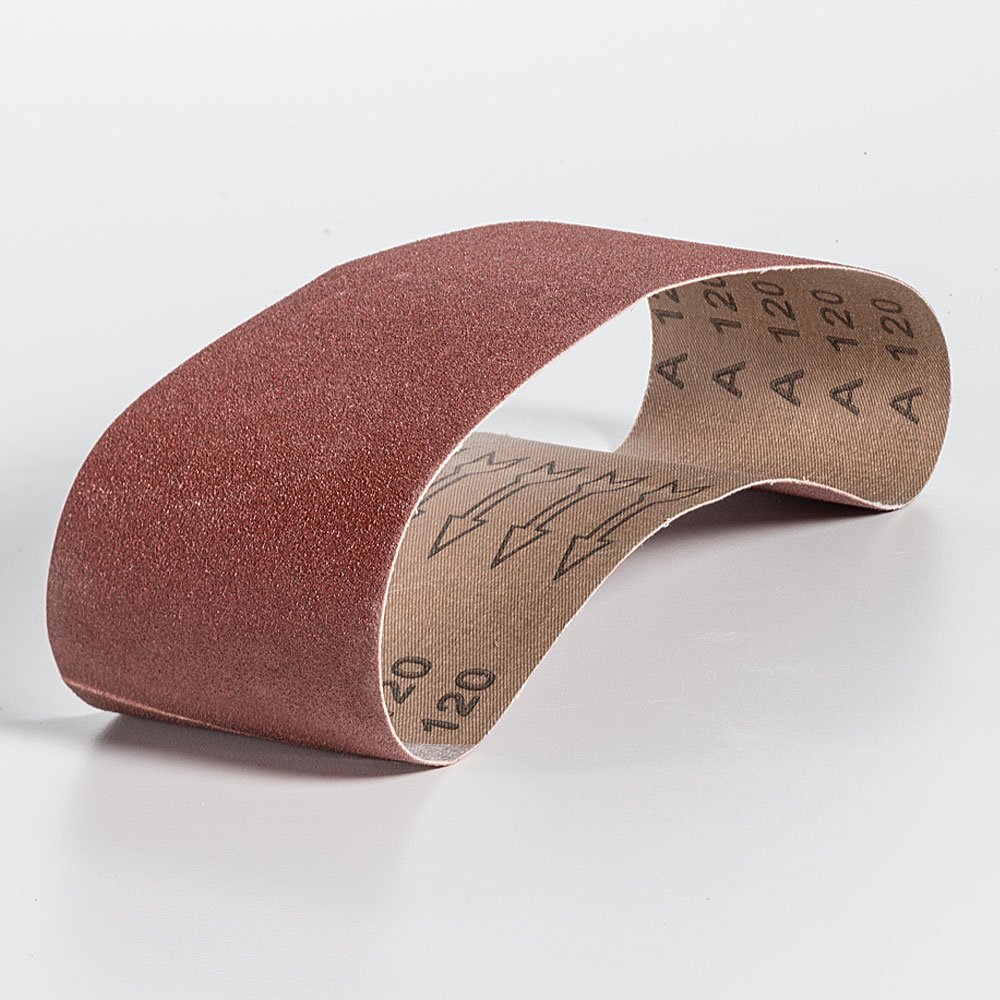Mercer Industries 107120 Aluminum Oxide Premium Sanding Belts, 120 Grit (10 Pack), 3 x 24", 120-Grit - Image 2