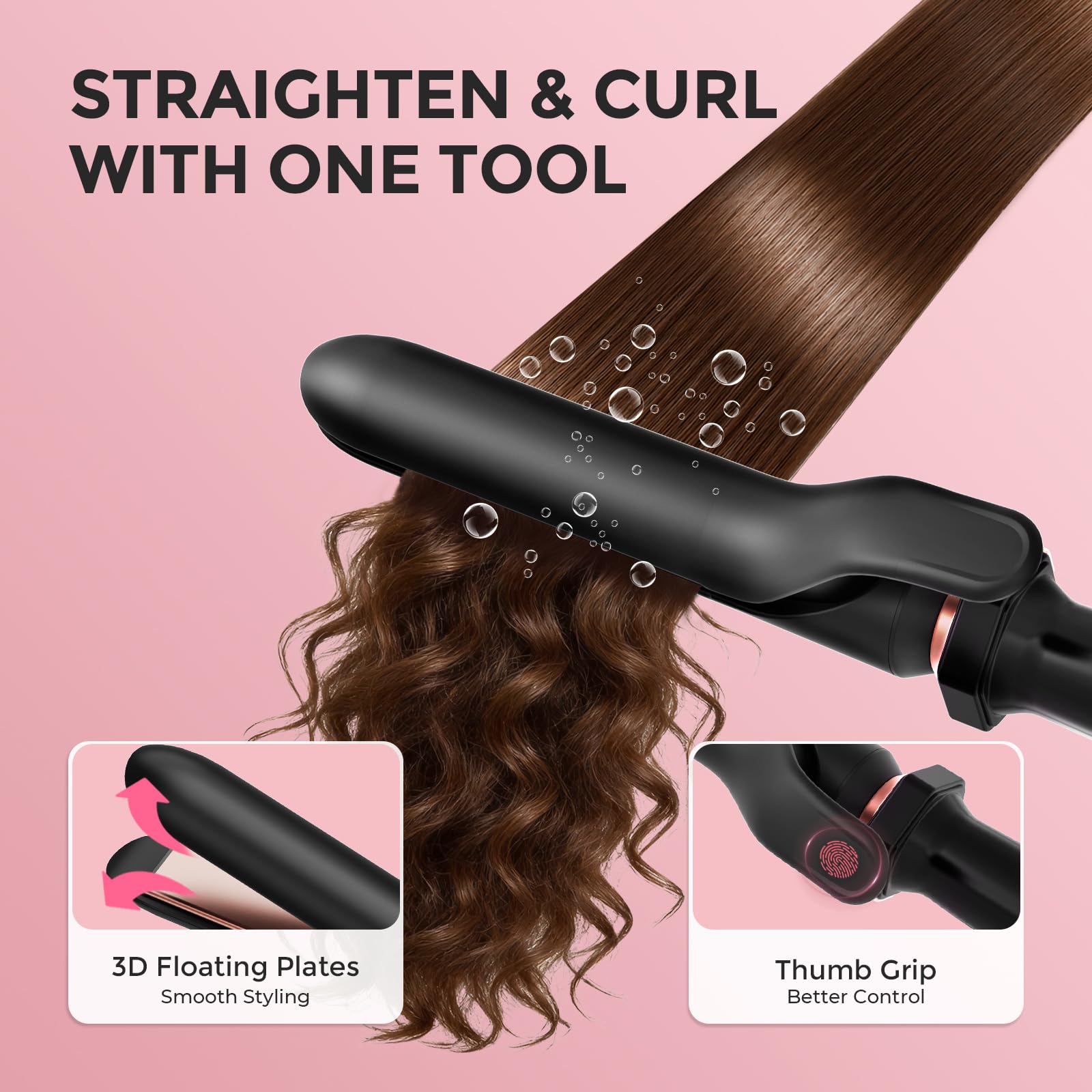 Ufree 5-in-1 Curling & Straightening Set -5