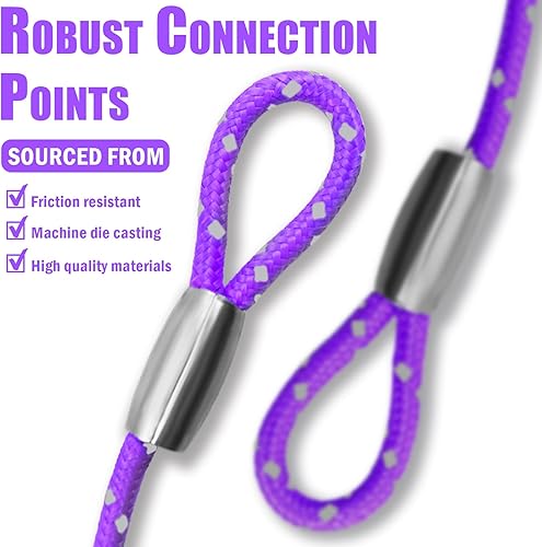 Miniatura 3 de Cable de acero de seguridad de 0.138 in de longitud de 461015 pies de longitud, cable de acero inoxidable con bucles para seguridad y seguridad