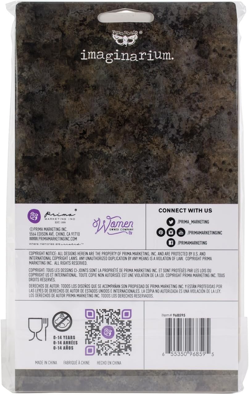 Prima Marketing Finnabair Moulds Queens of Steam , 1 pc, 5×8''