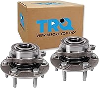 Vista 185 de TRQ Par de conjunto de cubo de cojinete de rueda delantera izquierda derecha, 2 piezas compatible con Lexus GX460 2003-2009 GX470 2003-2023 Toyota