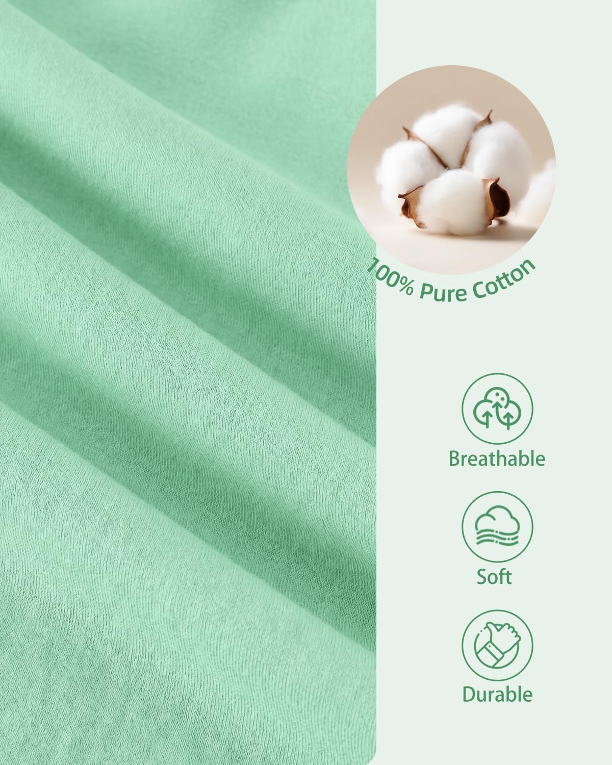 WYTbaby 2-Pack Baby Sleep Sack with Legs, 1.5 TOG Cotton Wearable Blanket, 2-Way Zipper Padded Toddler Sleep Bag