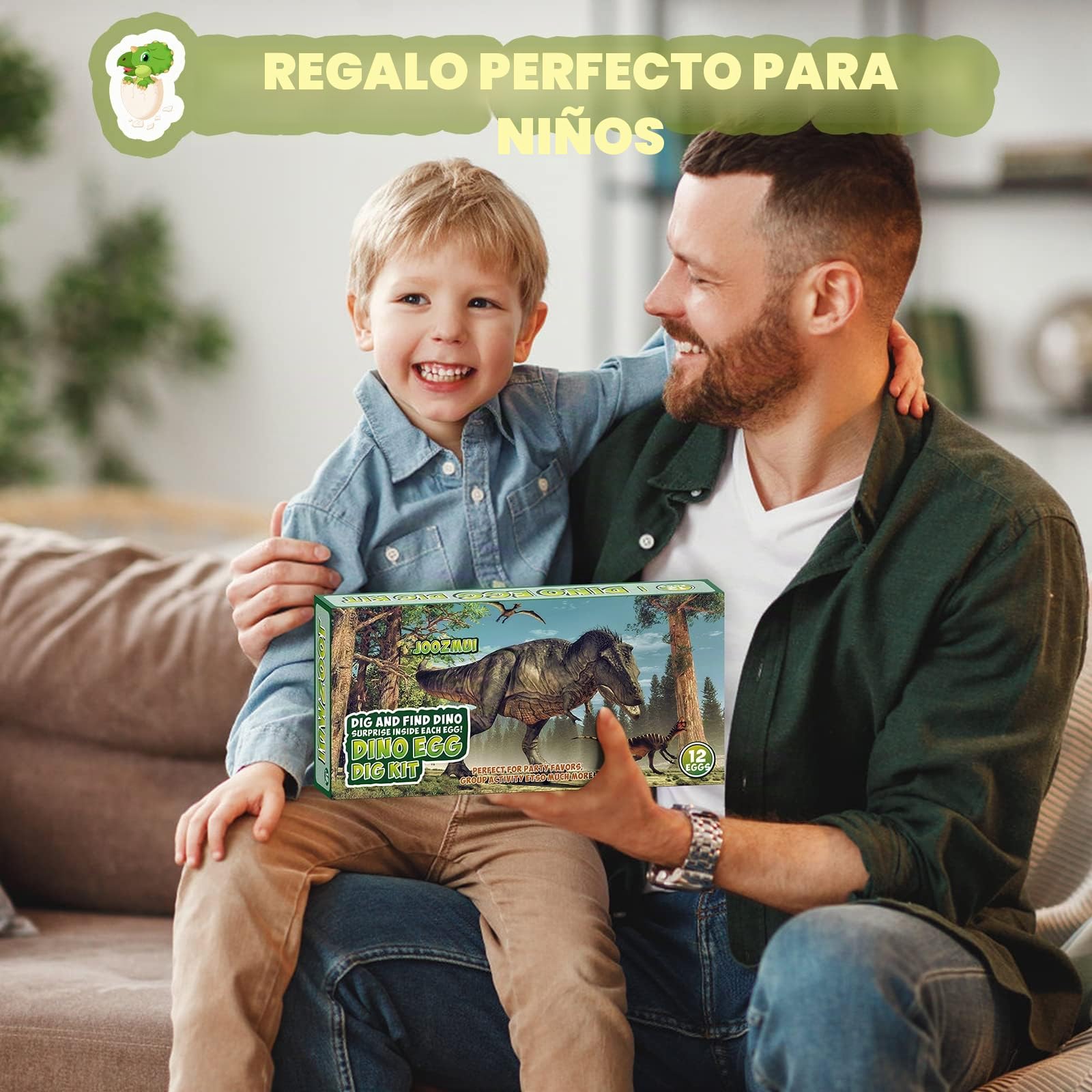 Joozmui Dinosaurios Juguetes 3 4 5 6 7 8 9 10 años, Juguetes Niños 4-10 años Regalo niño 4-10 años Montessori Kit de Exploración para Niños Juguete para Niños