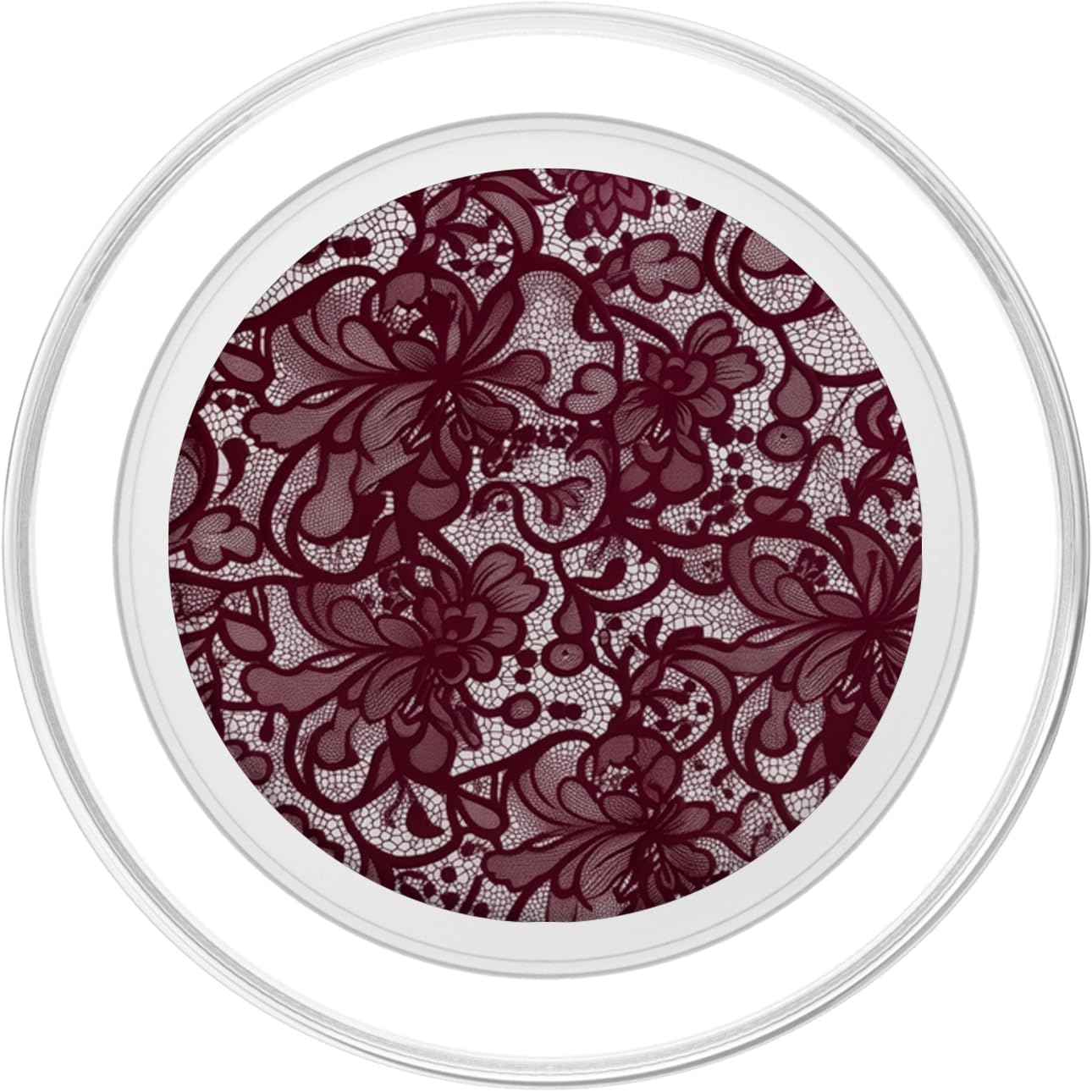Burgundy Lace Vintage Pattern PopSockets PopGrip for MagSafe