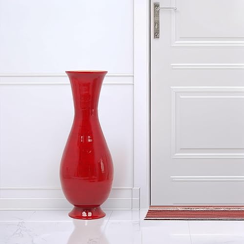 Miniatura 9 de Jarrón decorativo alto y moderno hecho a mano, acabado de bambú natural, decoración contemporánea del hogar, bambú hecho a mano, diseño interior