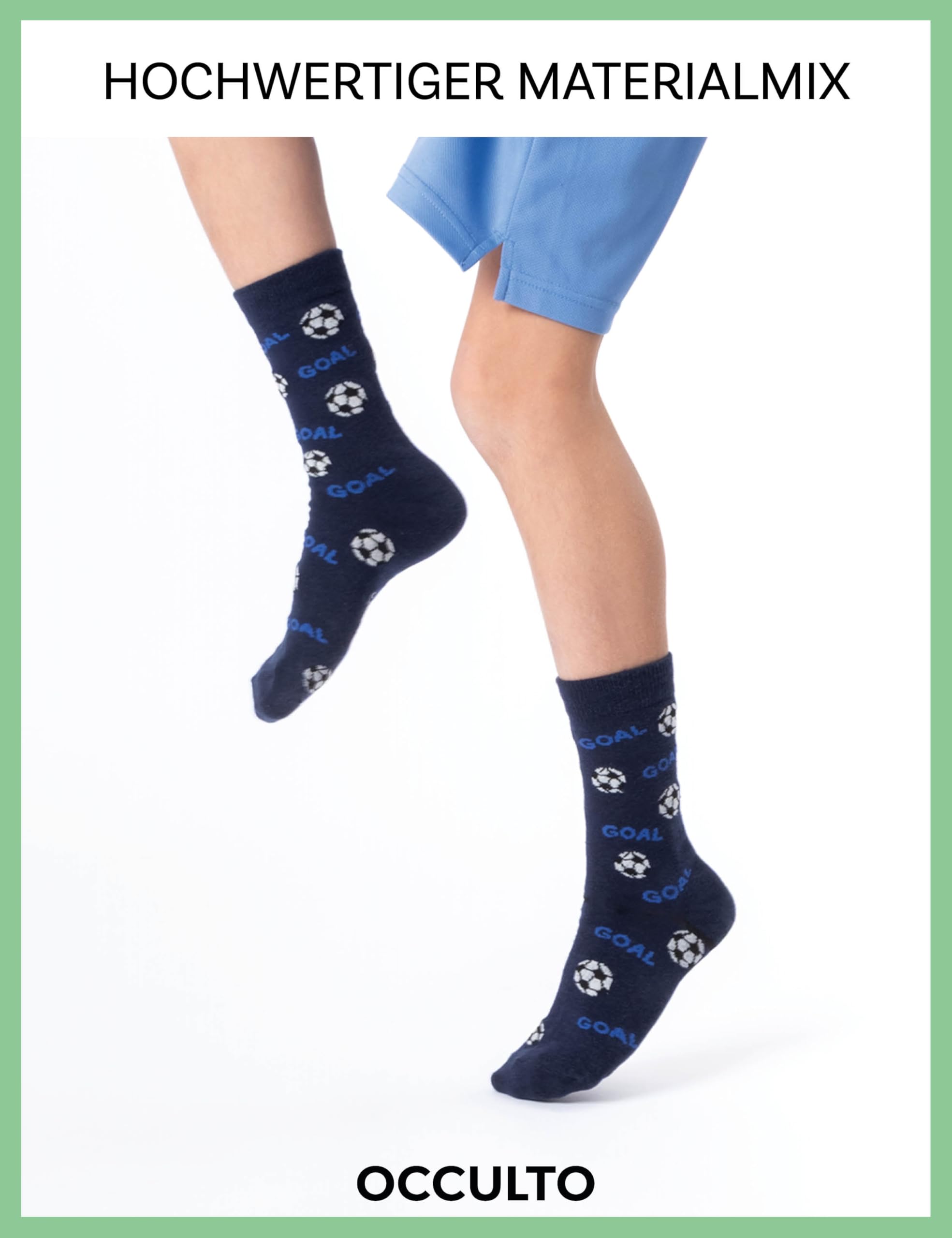 Occulto Jungen & Mädchen Motiv Socken 10er Pack (Modell: Fantasia)