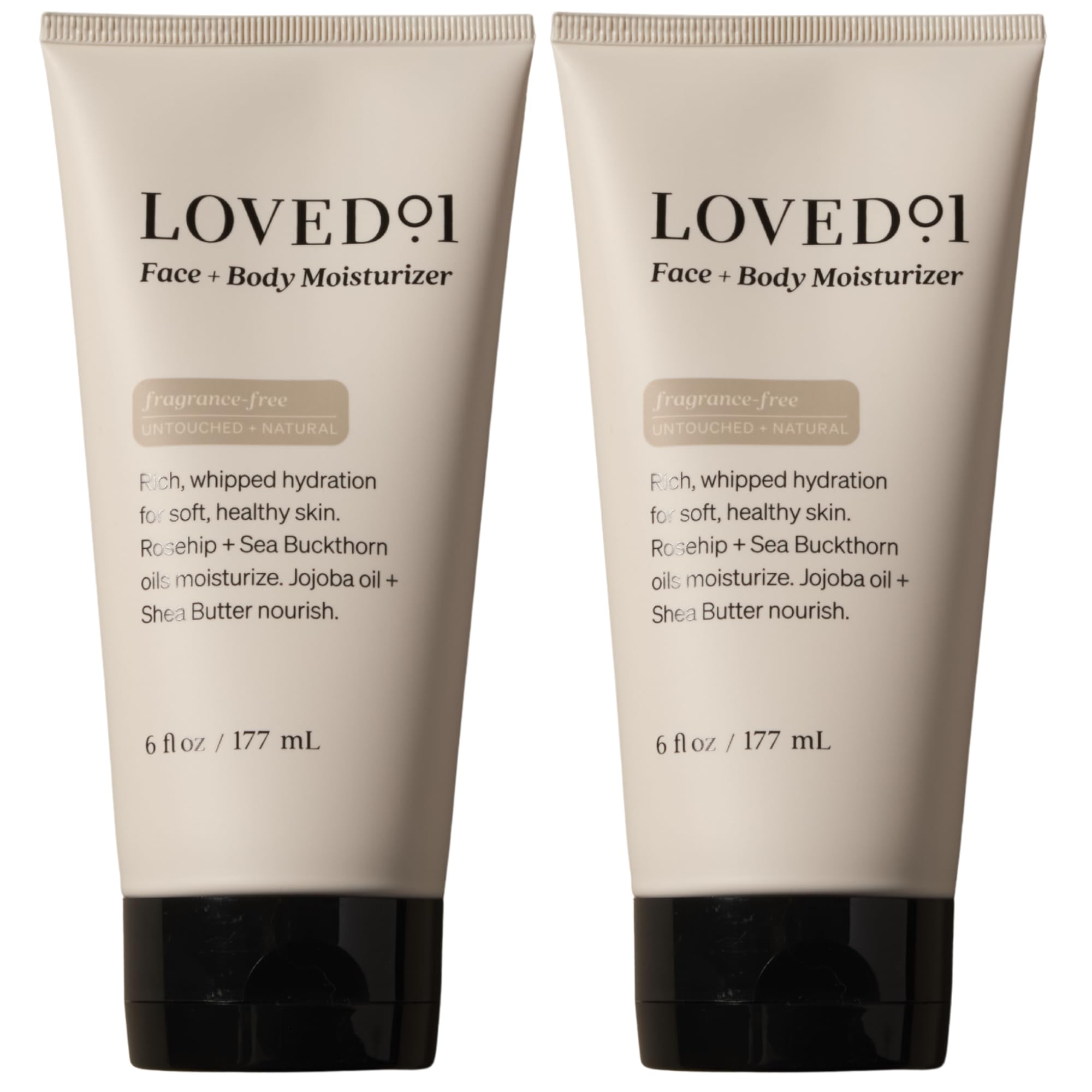 Loved01 Face & Body Moisturizer, John Legend Skincare, Fragrance-Free, Daily Hydrating Cream, Deeply-Moisturizing & Non-Greasy Formula with Shea