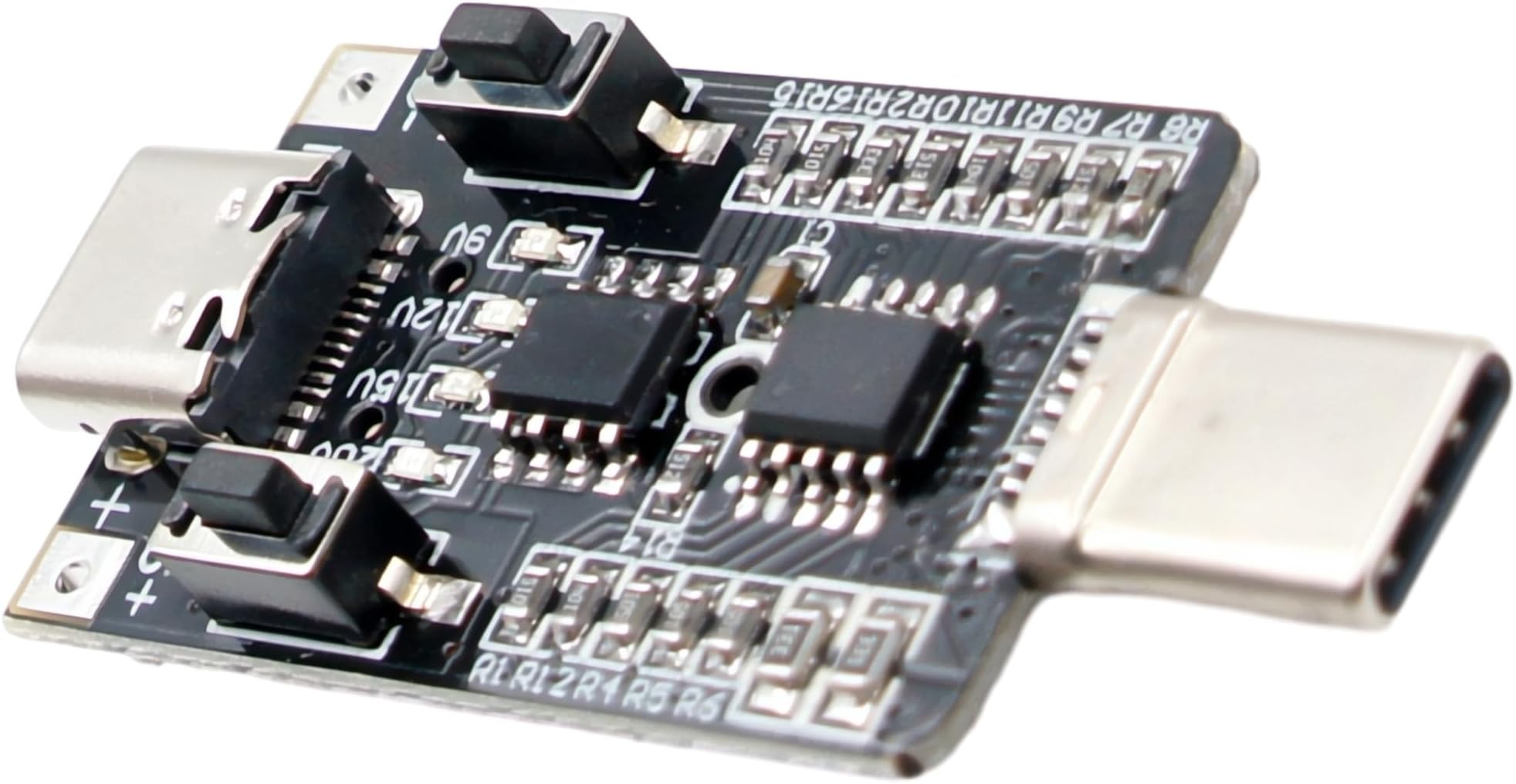 JacobsParts USB C PD DC Voltage Trigger Test Module 9V 12V 20V Adjustable Power 5A 100W E-Mark Type-C