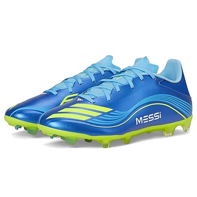 adidas F50 Messi League Firm/Multi Ground Soccer Cleats Soccer Shoes Team Royal Blue/Solar Yellow/Semi Blue Burst