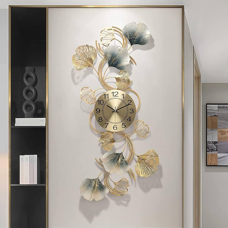 Amazon.co.jp: 壁掛け時計 リビングルーム用大型時計 静かな