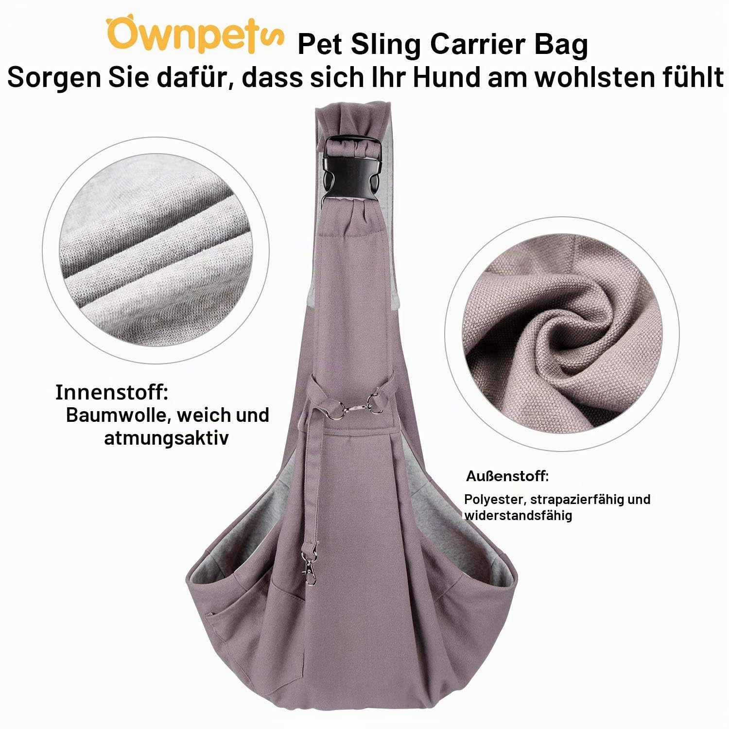 Hundetasche, AGPTEK große Haustiertasche für kleinen Hund und Katze | Tragekraft bis 15kg – Angenehm, einstellbar, perfekt für den Spaziergang, Aktivitäten im Freien und Ausflüge am Wochenende