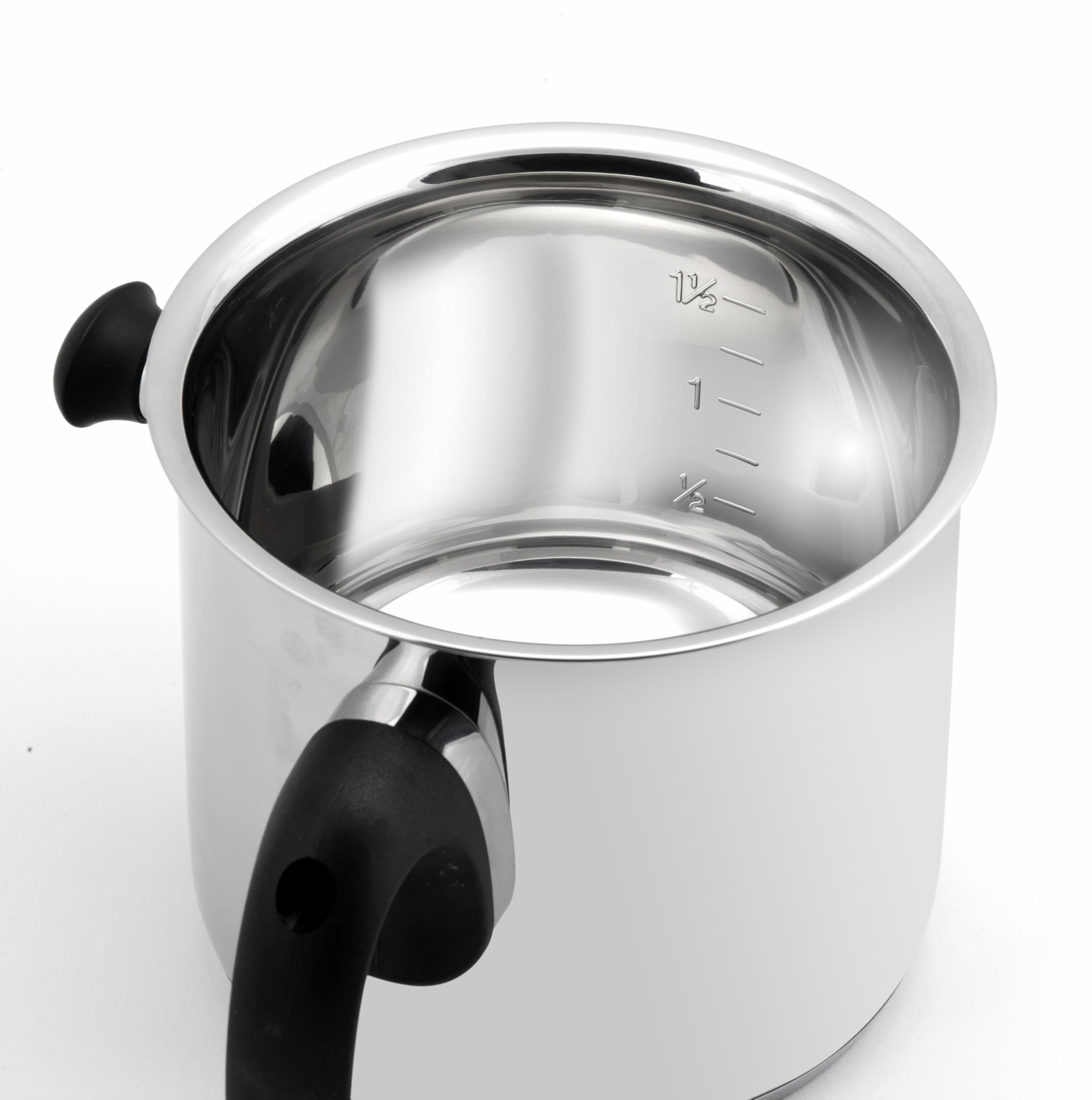 Tescoma Patelnia z podwójną ścianką z pokrywą 16 cm, 2 l Presto, różna, 21 x 18,5 x 18,9 cm
